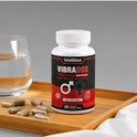 Vibradox – 60 Capsules Natural Libido Enhancer | ED Support | Male & Female Sexual Health | Allicin + Ginseng + Maca + Horny Goat Weed